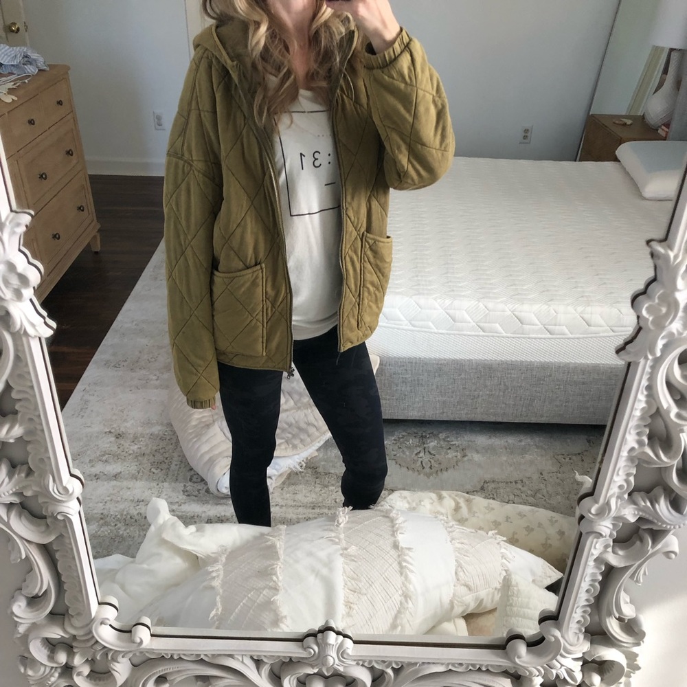 Wild Fable Quilted Hooded Jacket